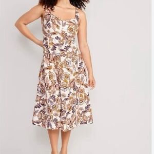Floral Print Midi Dress